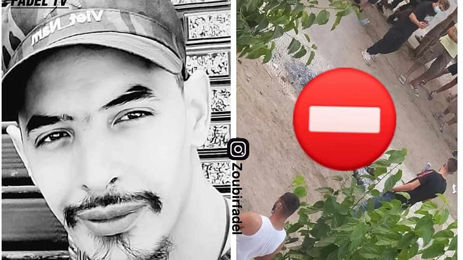 الشاب الجزائري جمال بن اسماعيل الذي لقي مصرعه حرقا 