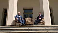 The photo was shared by the Russian embassy's official account on Wednesday.