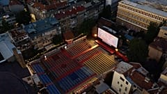 Das Open-Air-Festival-Kino in Sarajevo