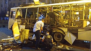 В Воронеже взорвался рейсовый автобус