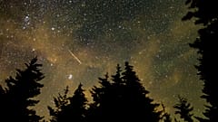 Foto der Perseiden - aufgenommen in West Virginia