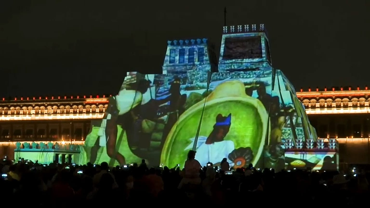 Inauguración de la réplica del Templo Mayor en Ciudad de México