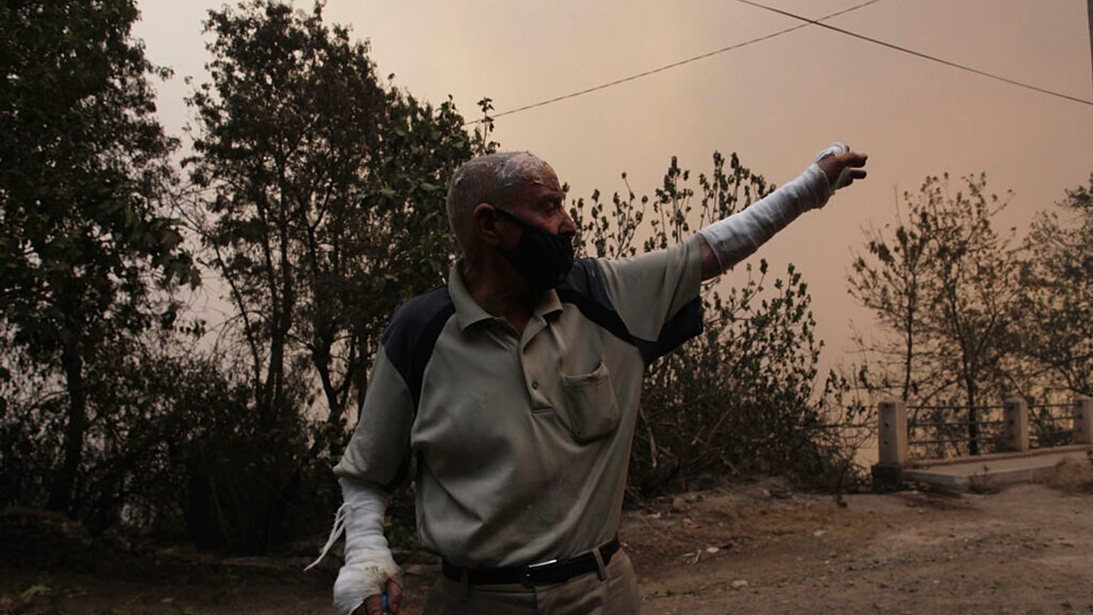 Incêndios na Argélia