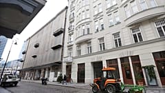 A 2016 photo of Prozna Street, in the heart of what was Warsaw's Jewish quarter before World War II