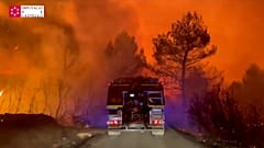 Incendio en Castellón, España