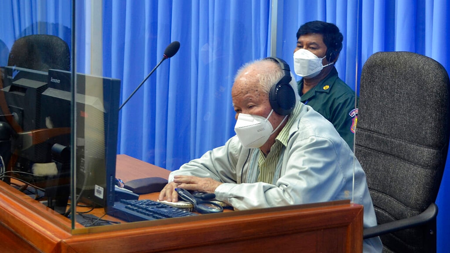Khieu Samphan im April 2021 