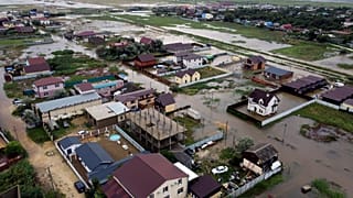 De fortes inondations frappent la région de Krasnodar en Russie