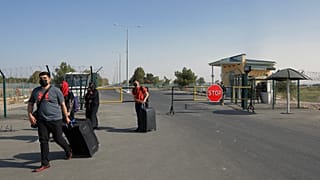 Пограничный пост близ Термеза, Узбекистан