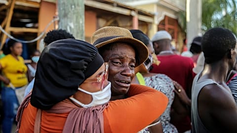 Nach dem Erdbeben in Haiti: Angst vor Sturm "Grace"