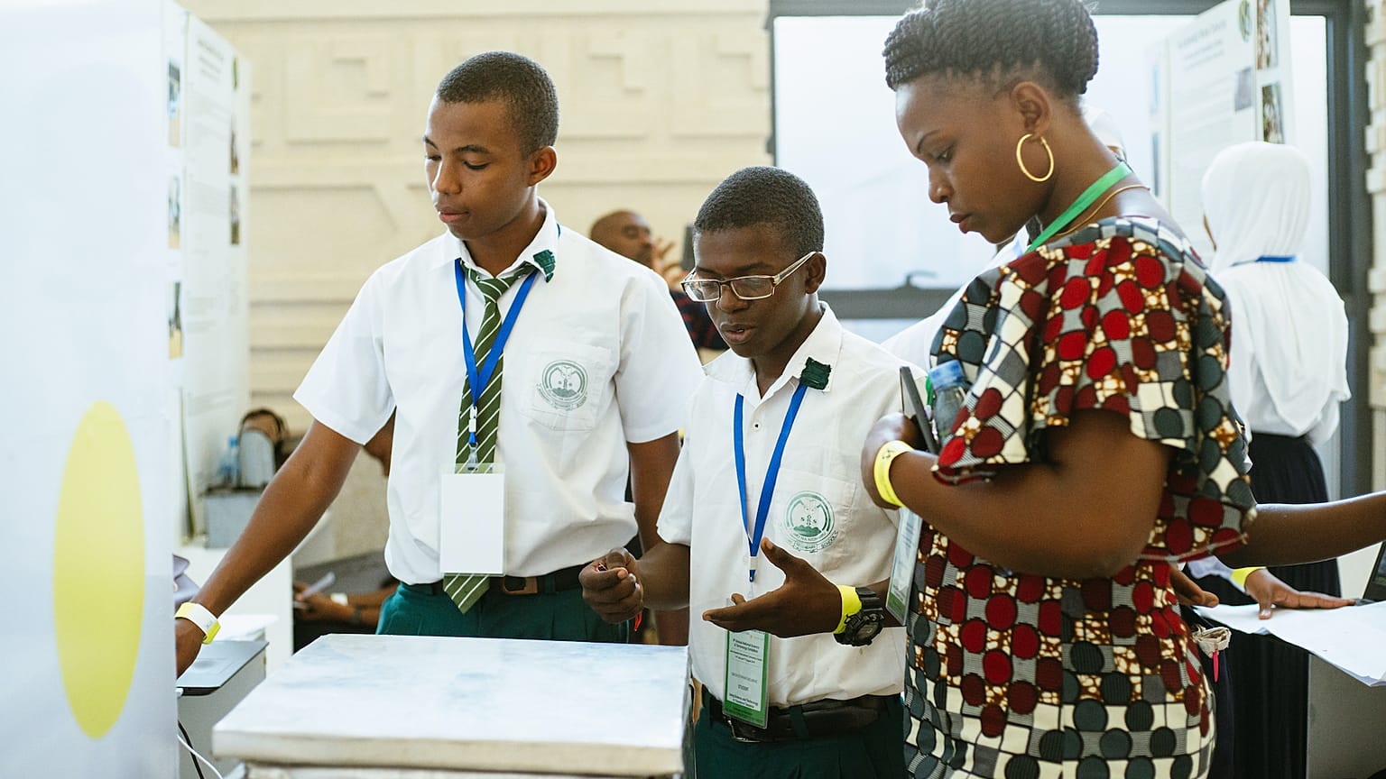 The Young Scientist project in Tanzania, a program which the Institute of Physics helped to initiate   