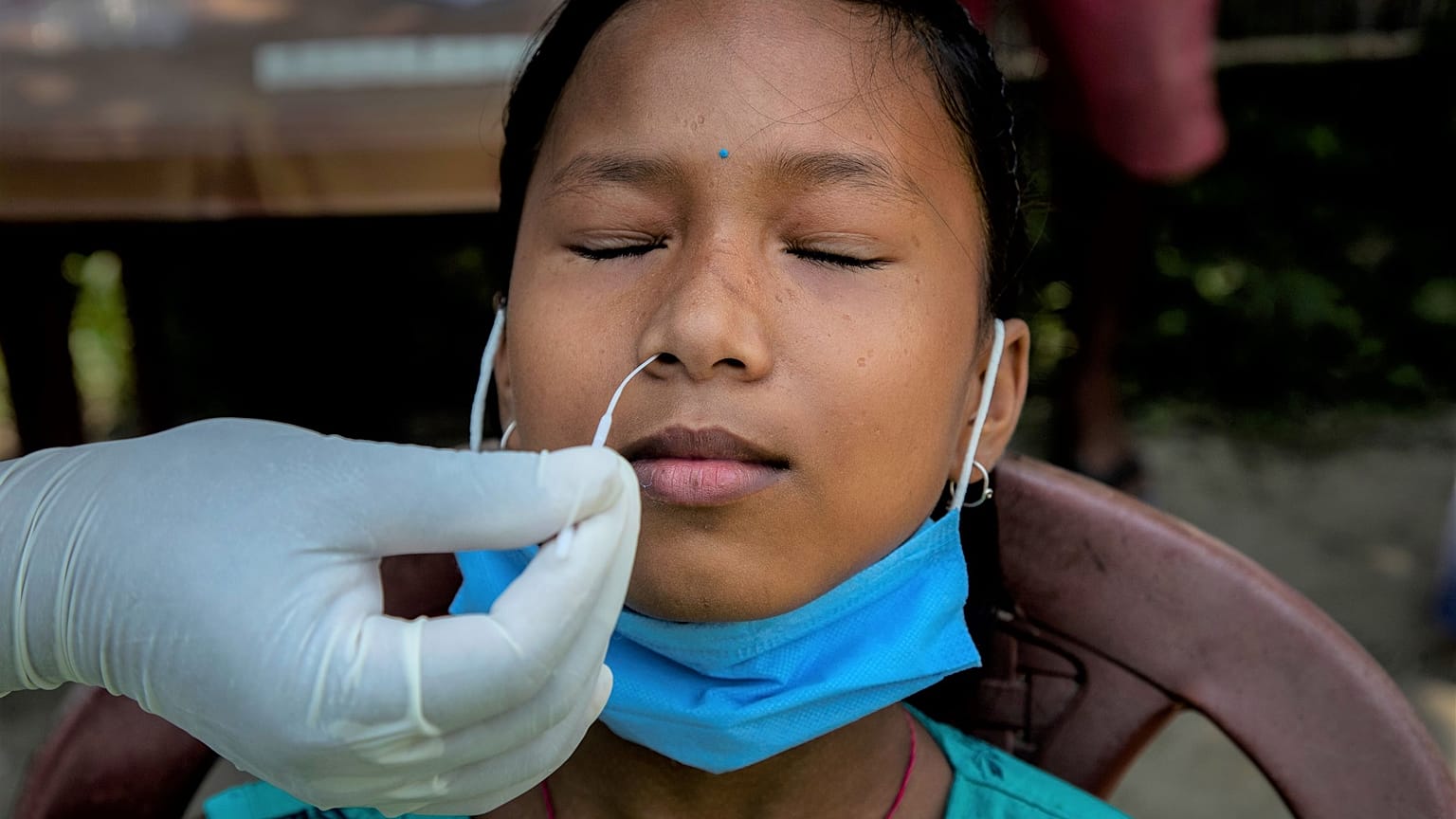 The faster test still requires a nasal swab