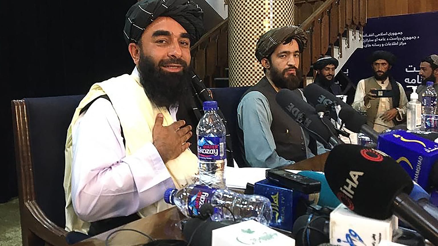 Taliban Sözcüsü Zabibullah Mücahid,