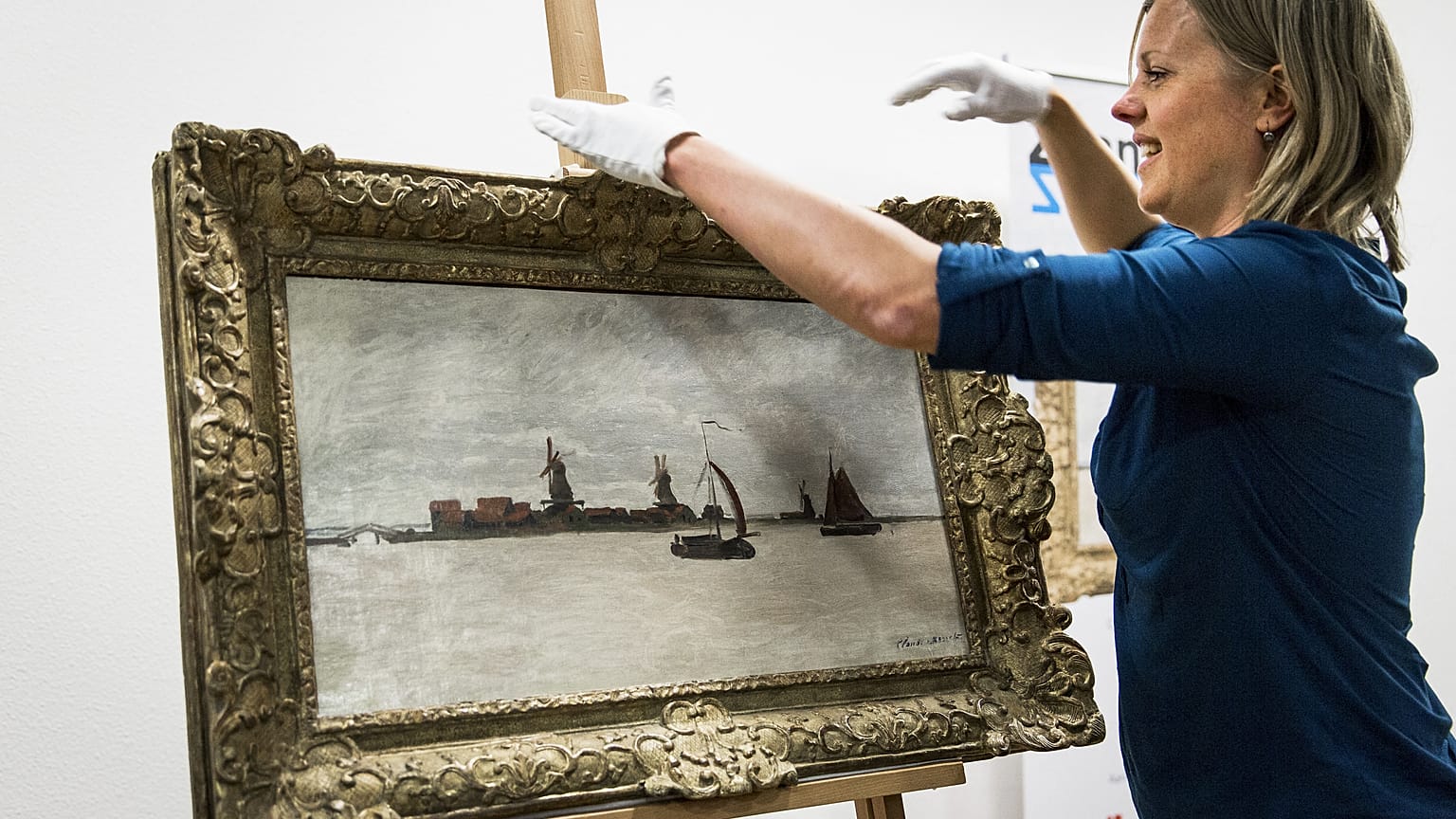 Claude Monet'nin "Voorzaan ve Westerhem" adlı tablosu