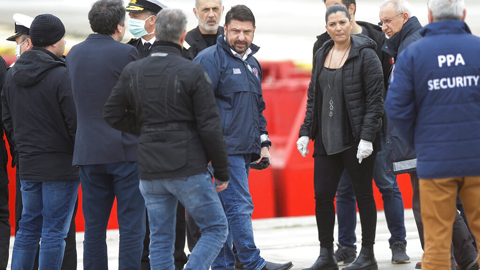 Greece's Deputy Minister for Civil Protection and Crisis Management Nikos Hardalias