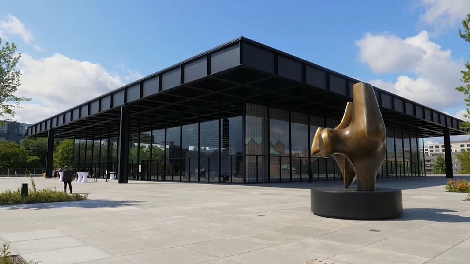 Die Neue Nationalgalerie wurde 1968 eröffnet.