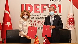 Οι υπουργοί Άμυνας της Βόρειας Μακεδονίας και της Τουρκίας