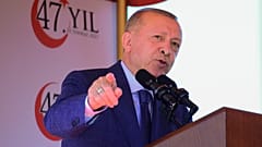 Recep Tayyip Erdogan török elnök 2021. július 20-án