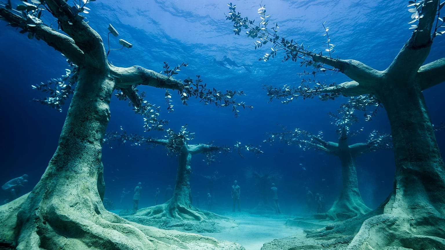 The 93 sculptures will attract sea creatures and transform into an artificial reef. 