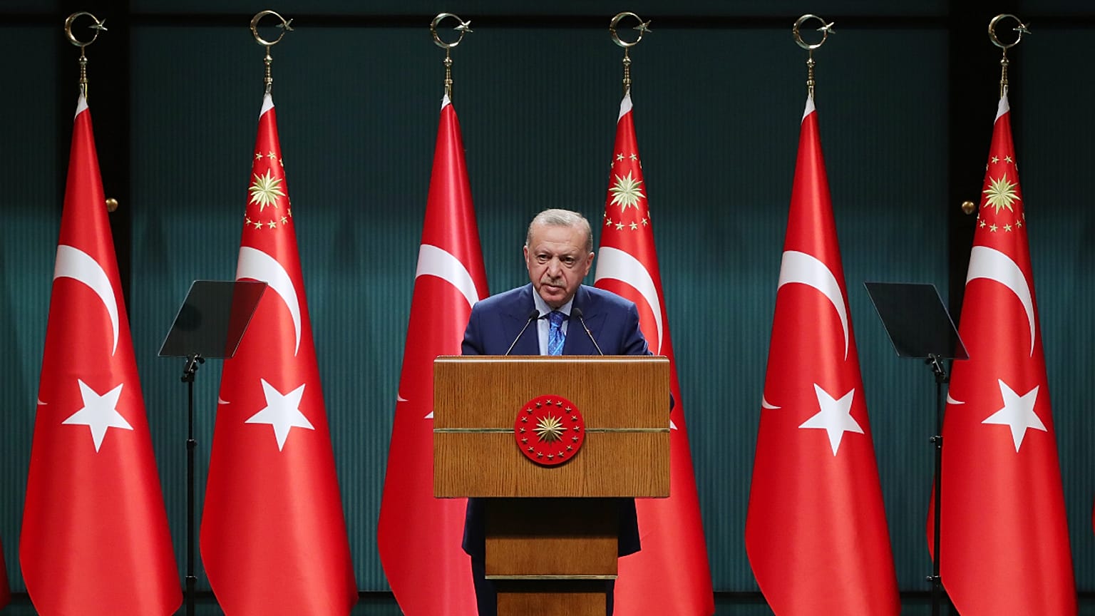 Cumhurbaşkanı Recep Tayyip Erdoğan, kabine toplantısının ardından açıklamalarda bulundu