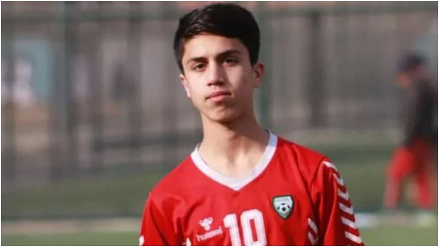 صورة للاعب الفغاني زكي أنواري من مواقع التواصل الاجتماعي 