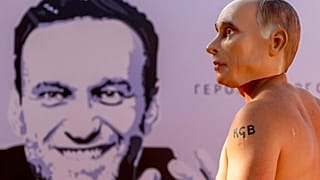 Εικόνα από διαδήλωση υπέρ του Ναβάλνι στην Ελβετία, 15 Ιουνίου 2021