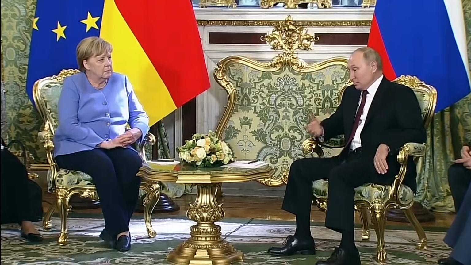 Merkel trifft Putin