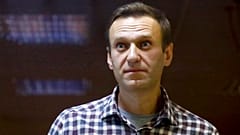 Alexej Nawalny im Februar 2021 vor einem Moskauer Gericht
