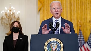 President Joe Biden speaks about the evacuation of American citizens, their families, SIV applicants and vulnerable Afghans.