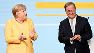 أنغيلا ميركل وآرمين لاشيت، 21 أغسطس 2021