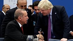 İngiltere Başbakanı Boris Johnson ve Cumhurbaşkanı Recep Erdoğan