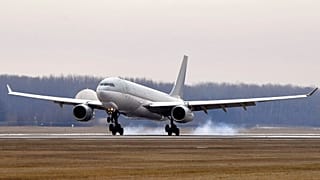 A Hungarian Airbus 330 plane