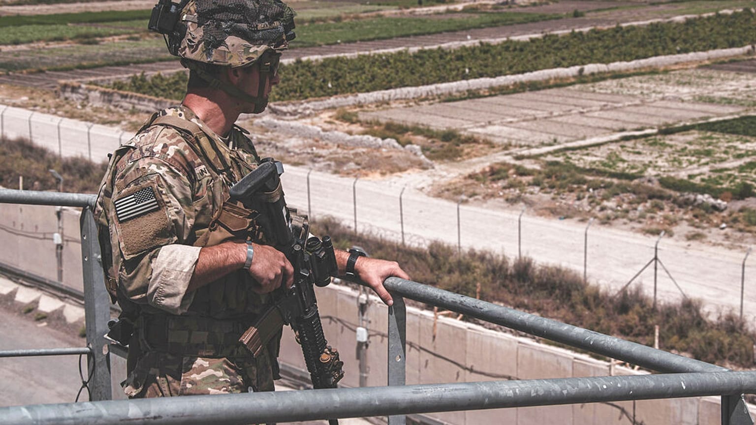 Ein Soldat im Einsatz