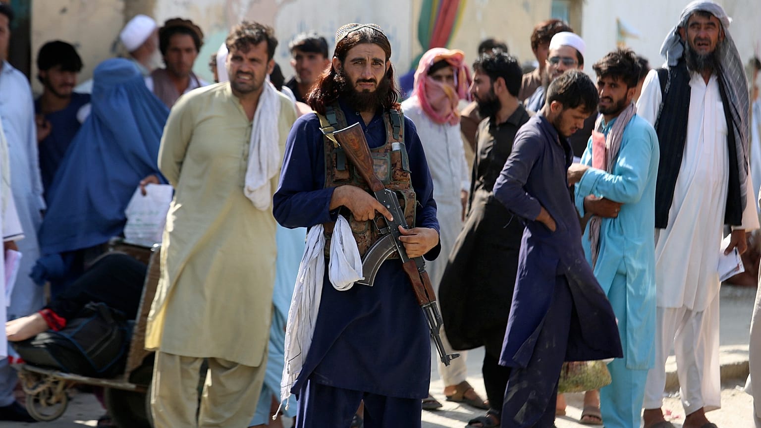 Taliban savaşçıları 