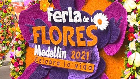Colombians enjoy the Silleteros parade during the Flowers festival in Medellin