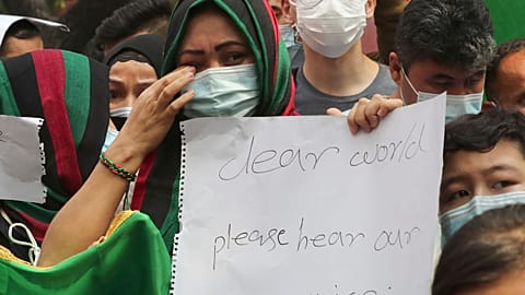 Afghanen protestieren in Indonesien