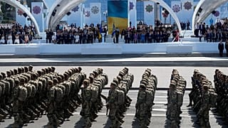 Парад на Крещатике в Киеве 24 августа 2021