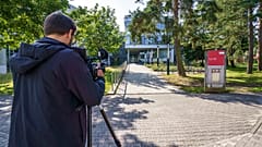 Darmstadt Teknik Üniversitesi kampüsünden bir kare.