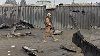 Britischer Soldat in Kabul (Aufnahme von 2018)