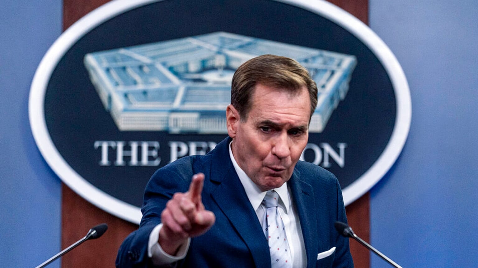 John Kirby, portavoce del Pentagono. 
