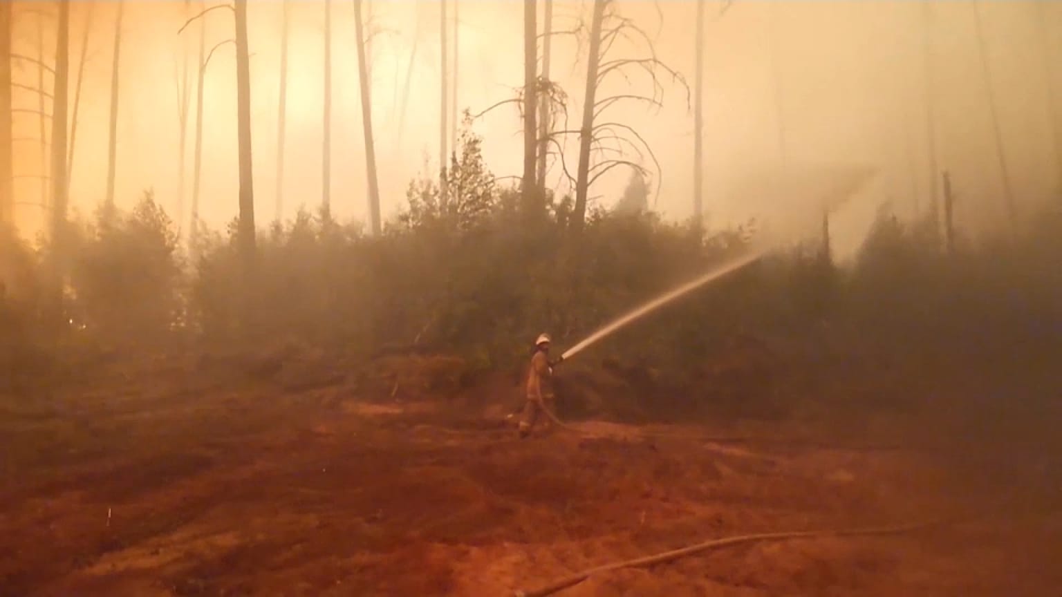 Brand bei Nischni-Nowgorod