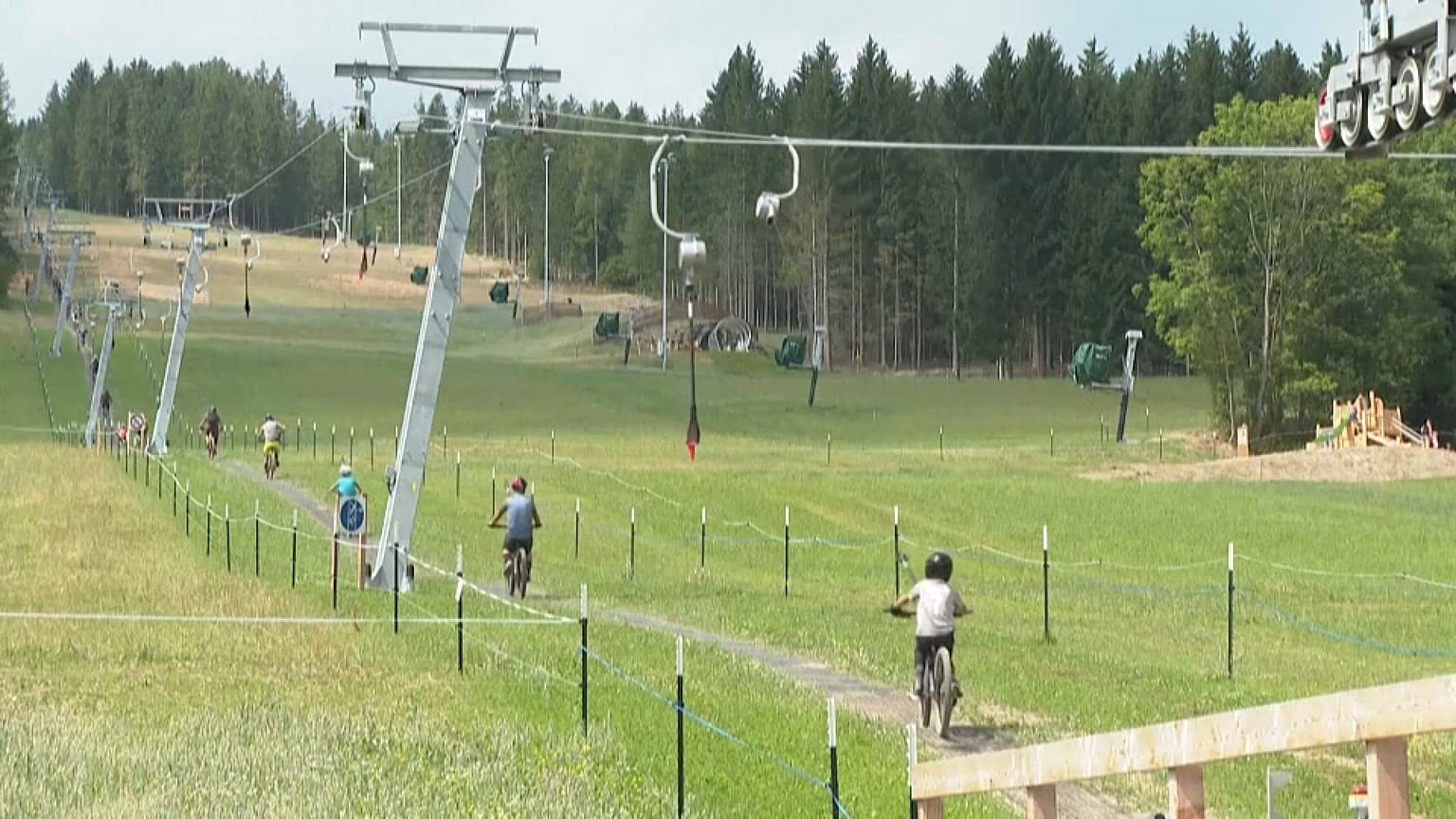 Der Mountainbike-Lift in St. Corona am Wechsel