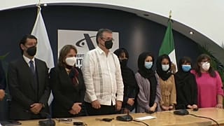 Las Afghan Dreamers, a su llegada a México