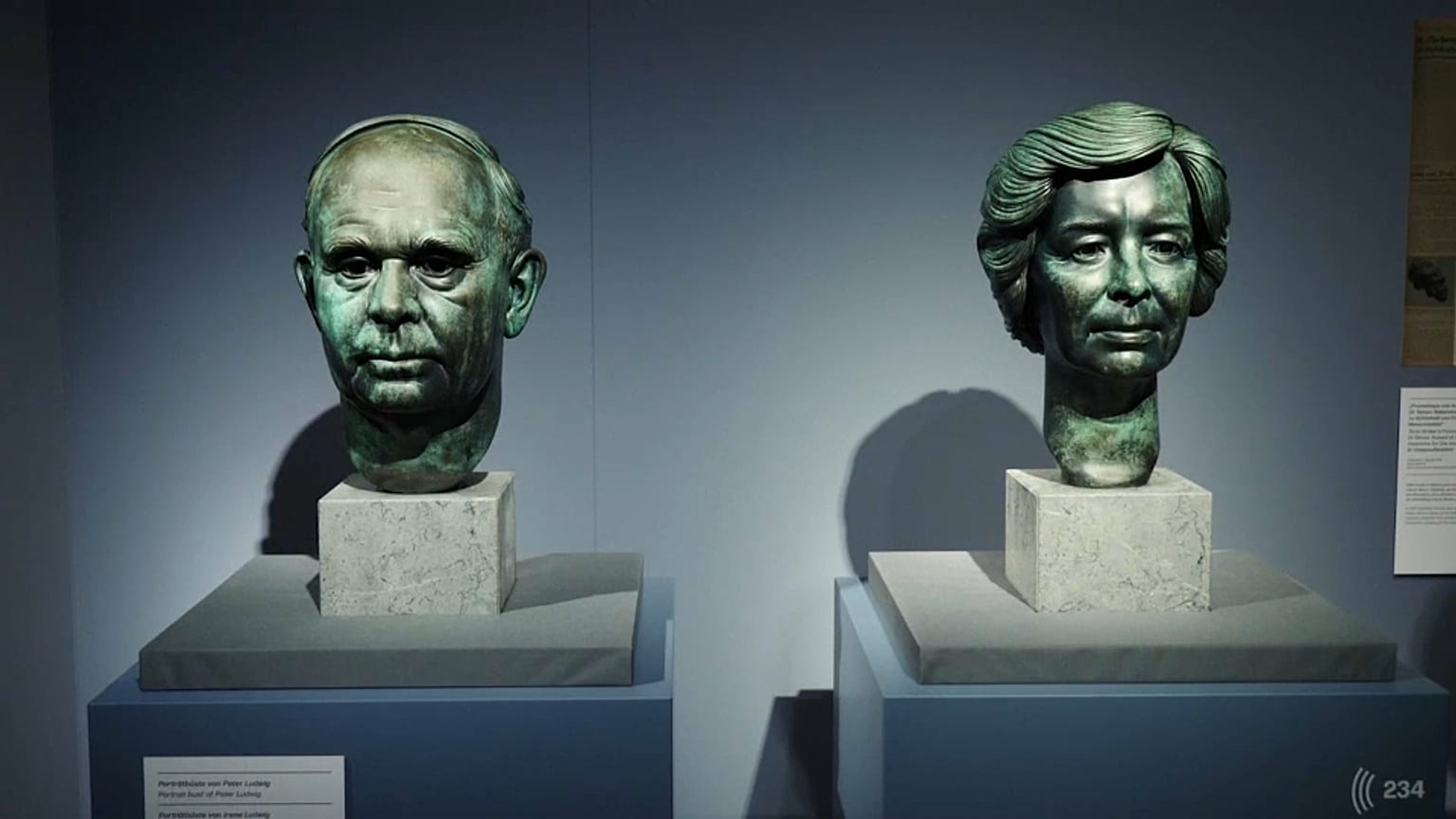 Una delle opere della mostra di Berlino. 