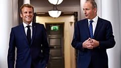 2,5 Prozent rauf - Macron wirbt für Steuerreform in Irland 