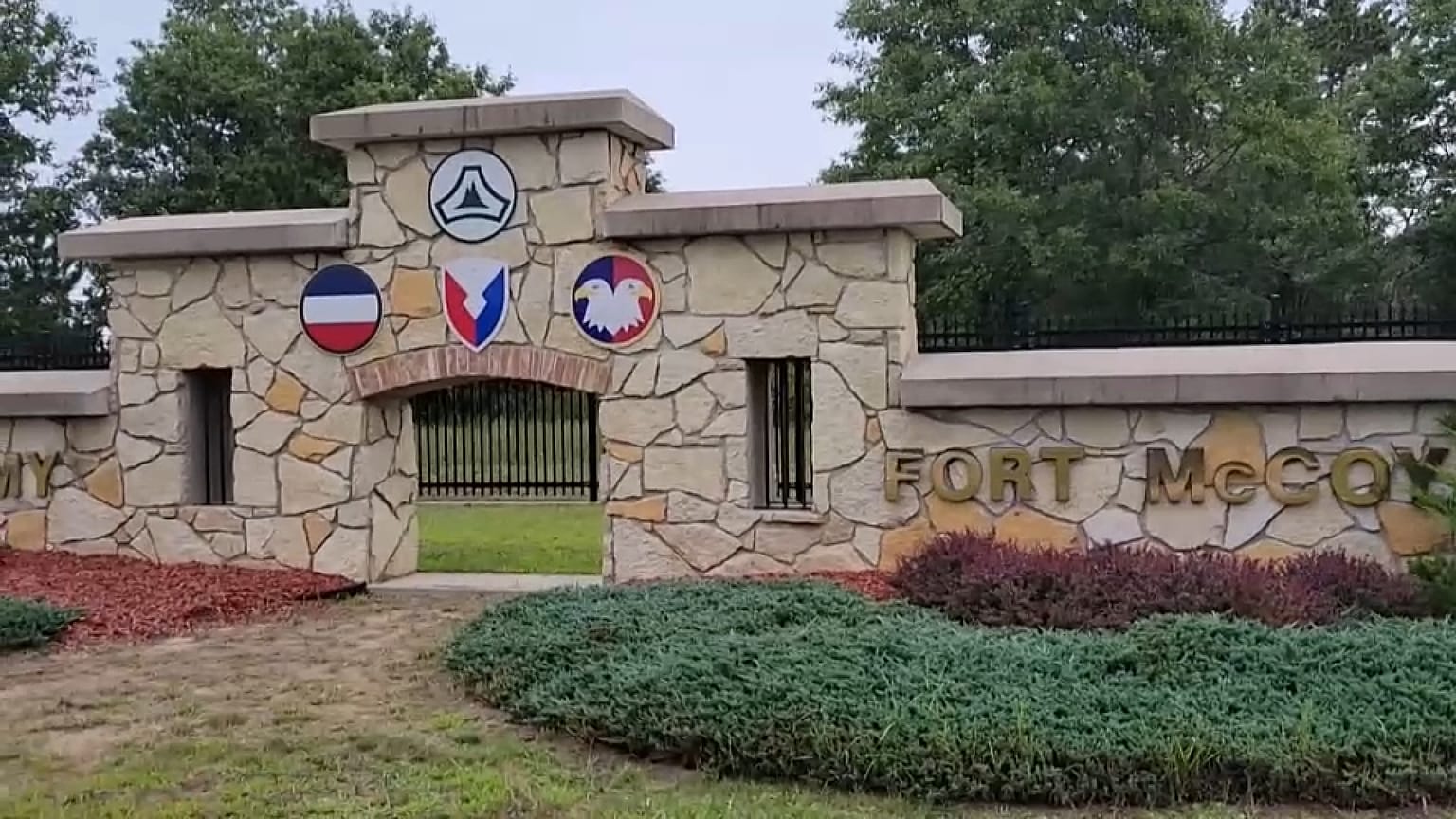 La base de Fort McCoy, dans le Wisconsin