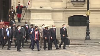 El gobierno de Pedro Castillo este jueves camino del parlamento para pedir su confianza