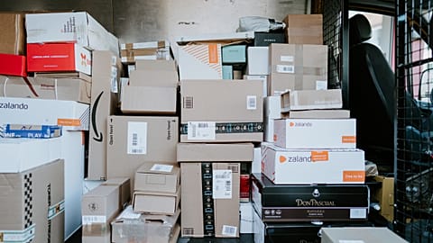 Parcel deliveries hit a record high last year as the pandemic pushed shoppers online