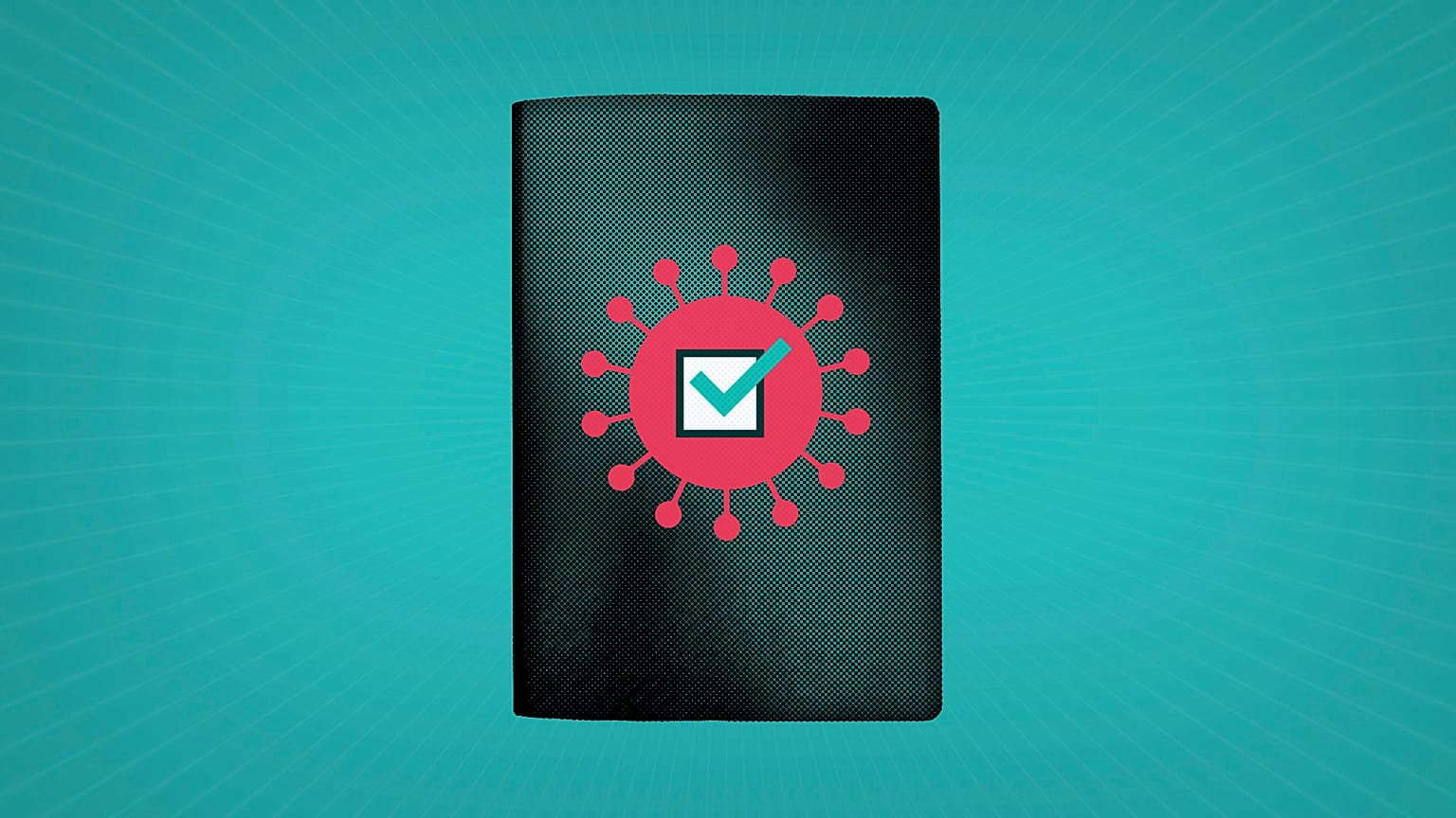 Covid passport illustration