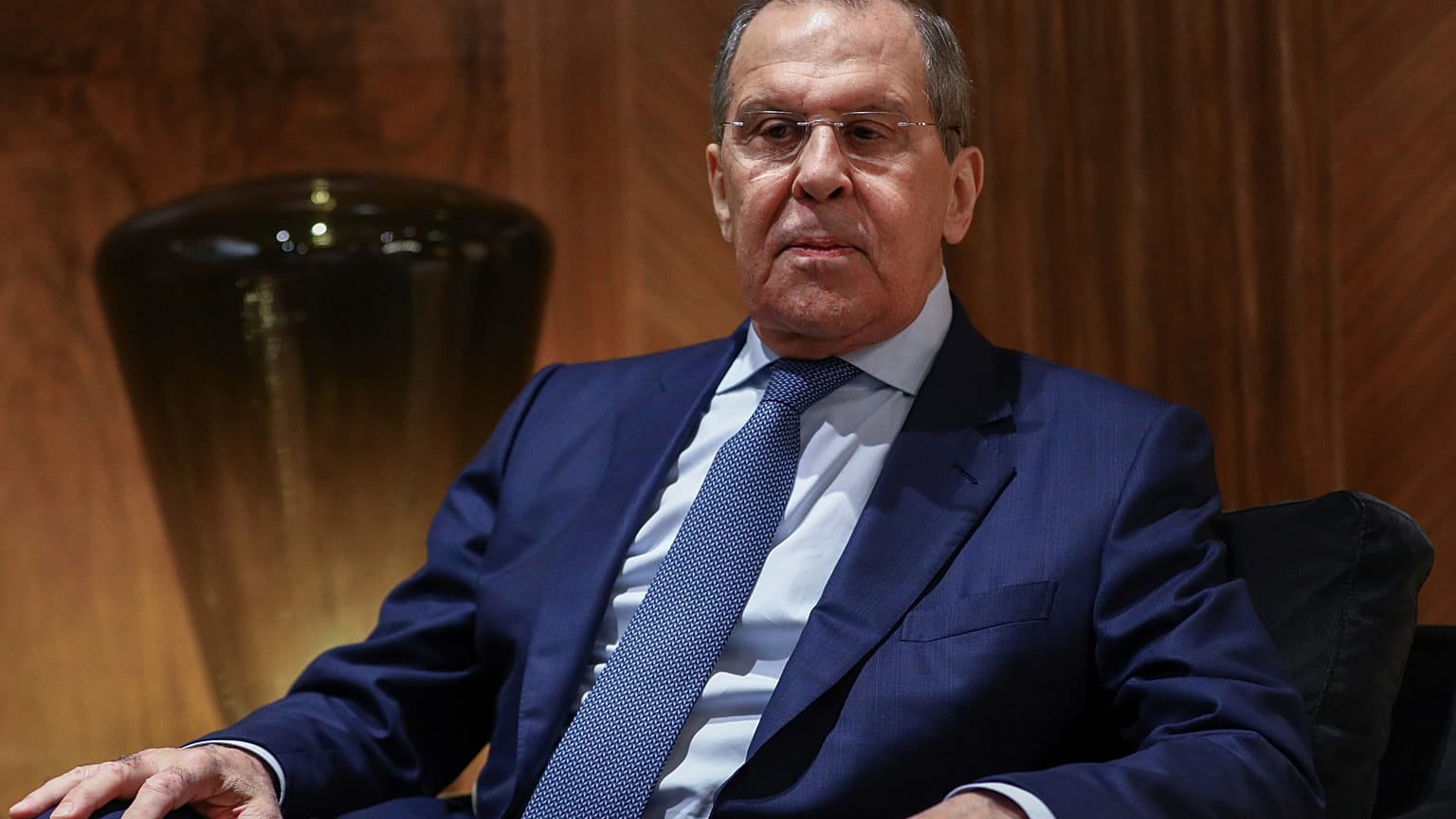 El ministro de Asuntos Exteriores ruso Serguéi Lavrov.