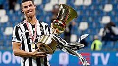 لاعب نادي يوفنتوس الإيطالي البرتغالي كريستيانو رونالدو 